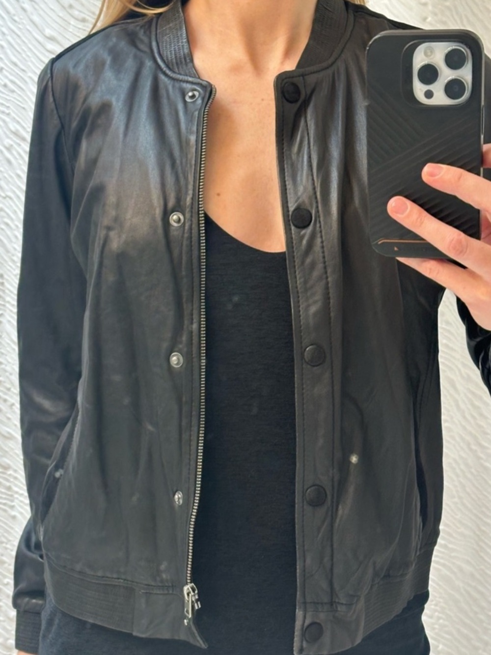 NWOT Lucky Brand Leather Jacket